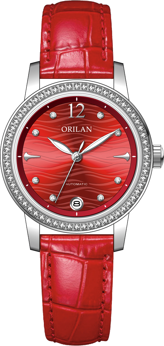欧瑞朗 腕表 时尚锆石耀眼女士机械腕表